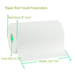 Papel Higiénico Personalizado con Logotipo, Resistente, Suave, Desechable, Ecológico, de Pulpa de Madera, con Núcleo Gris - Product Image 5