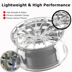 SS cao cấp màu trắng cho BMW 22 M3 17 20 18 19 inch 22x12 giả mạo lõm Chrome hợp kim tùy chỉnh 5x112 xe 5x120 bánh xe - Product Image 2