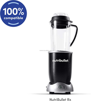 NBM-U0272 NutriBullets 1700W Rx 30 Oz Tasse courte avec anneau à lèvres, noir