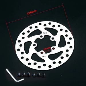 Freno de disco para patinete eléctrico, 3/<span class=keywords><strong>5</strong></span> orificios, 110mm, 120mm, juego de tornillos para <span class=keywords><strong>XIAOMI</strong></span> Mijia M365, <span class=keywords><strong>accesorios</strong></span>, pastillas de freno de disco - Product Image 3