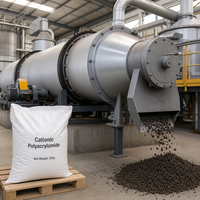 Poudre de polyacrylamide cationique