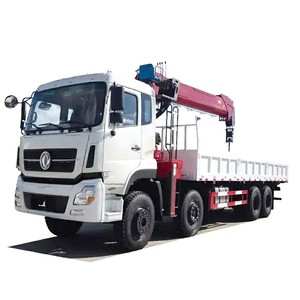 รถเครนติดตั้งบนรถบรรทุกตงเฟิง 8x4 แบบยกตรง บูมยืดหดได้ ระบบไฮดรอลิก - Product Image 4