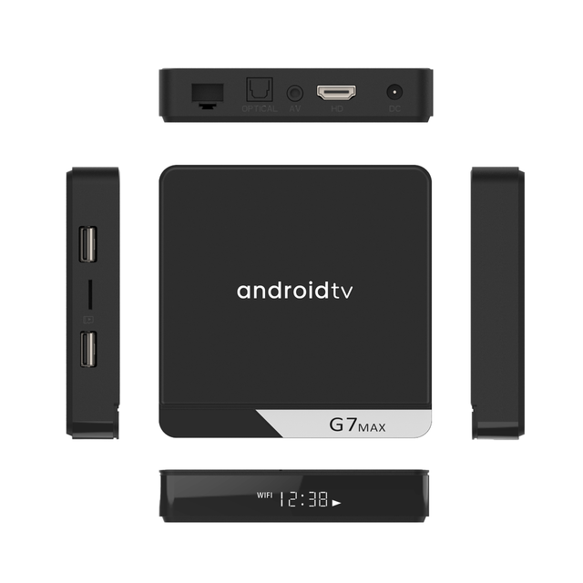 G7 Max Android TV Box Smart 4K Streaming Android 11 4GB 32GB Fast Processor Dual WiFi Streaming Box