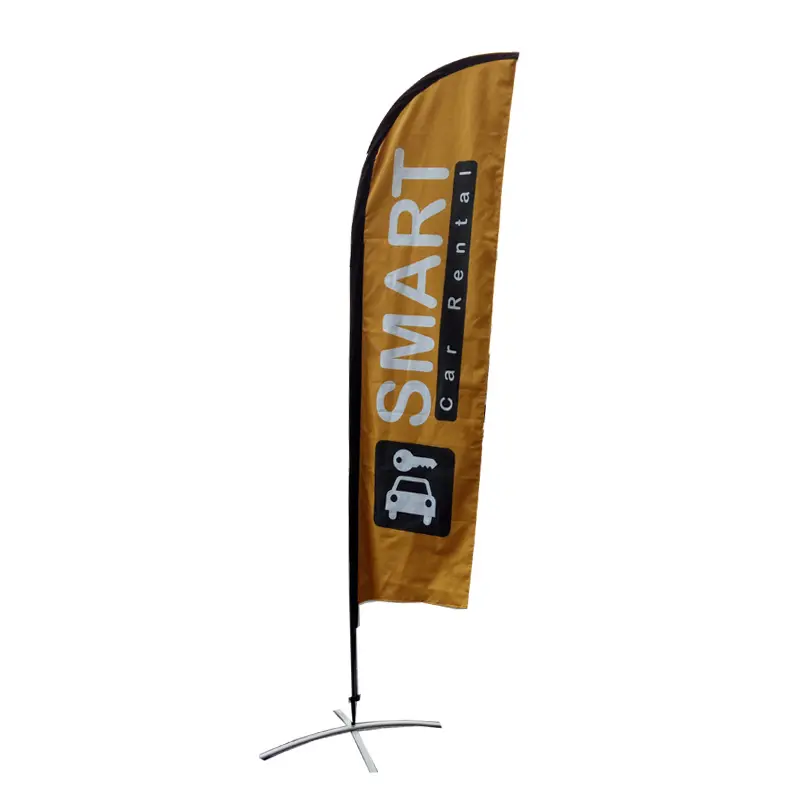 Schlussverkauf Marketing Werbung Federn fliegende Fahnen Banners individuelle Werbung Strandflaggen