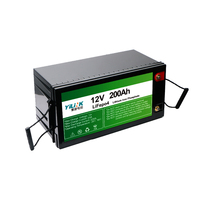 Yilink pabrik baterai Lithium kualitas tinggi baterai surya siklus dalam 12v 200ah baterai Lithium besi fosfat