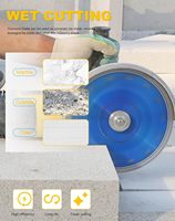 Disco de Corte Reforzado JDK X Turbo Mesh Dekton de Acero Aleado Superfino para Azulejos, Porcelana, Cerámica, Mármol y Granito OEM