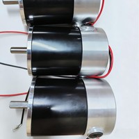DC7812 Motor Roda Gigi Magnet Permanen DC 150W 12000RPM Torsi Tinggi Dapat Dibalik Pemasangan Flens JIUBANG untuk Mesin Bubut dan Penggilingan