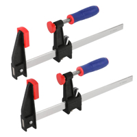 HAVORS Serre-joint à barre de 150 mm (6 po) à dégagement rapide, réglable, poignée en acier, capacité de charge de 2400 N/245 kg, ouverture maximale de 900 mm pour