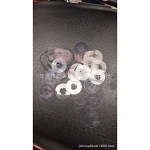 Ojales redondos de plástico para bolsas con almohadilla de silicona de 10 mm de diámetro - Product Image 1