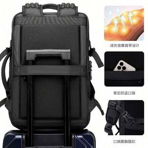 Mochila de Lujo Personalizada de Mezclilla para Portátil, con Logotipo, para Viajes y Escuela, Venta Caliente, 15.6 Pulgadas, USB, Impermeable, para Hombre, con Cierre de Hebilla, Venta al por Mayor - Product Image 3