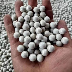 Bolas de Práctica de Cerámica Blanca Hechas a Mano para Caza al Aire Libre, Seguras y Sin Rebote, de 9-10mm, para Navidad, Tipo Bolas de Barro, Náuticas - Product Image 1