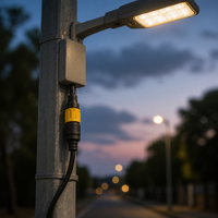 Connecteur étanche rond M19 mâle-femelle IP67 pour câble, idéal pour l'éclairage LED extérieur, les machines publicitaires et les outils électriques