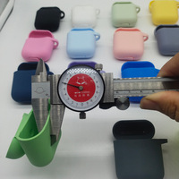 Pour Airpods 1/2, étui de protection en silicone, housse de casque pour airpods