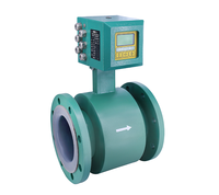 Alat Ukur Aliran Elektromagnetik Digital Akurasi Tinggi 0.2% untuk Pipa Industri, Flowmeter Air dengan Garansi 3 Tahun, Flens Modular