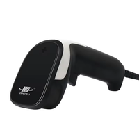 Lecteur de codes-barres 2D USB portable, lecteur de codes QR filaire avec décodage PDF417 et Data Matrix pour la gestion des stocks et des points de vente en détail
