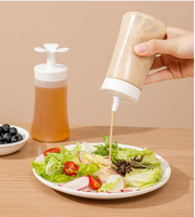 Usine nouveau Style fournitures Double tête presser Sauce bouteille tomate salade vinaigrette étanche assaisonnement pour cuisine