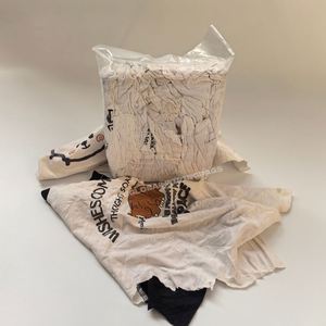 Paños de Limpieza de Algodón Blanco Estampado, Altamente Absorbentes y Económicos, para Limpieza - Product Image 1