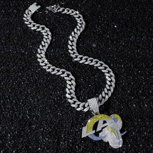 2026 New Hiphop Personalized <b>Style</b> Gold Silver Plated Ram <b>Head</b> Pendant Necklace Cool Punk Trendy Mens Necklace Wholesale Jewelry - Product Image 3