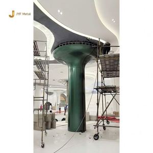 EX1026 Cubierta de Columna Moderna Personalizada de Acero Inoxidable para Decoración de Paredes Interiores de Edificios Comerciales, Villas y Proyectos Hoteleros - Product Image 3