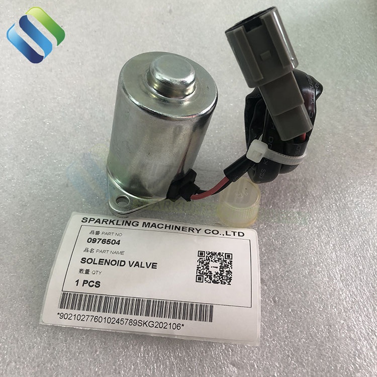 Solenoid Valve 0976504 for Hitachi Excavators ZX110-3 ZX200