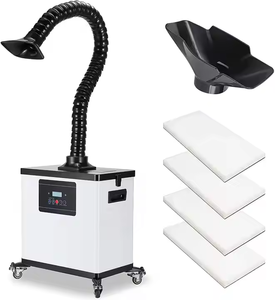 210W extracteur <span class=keywords><strong>de</strong></span> <span class=keywords><strong>fumée</strong></span> Portable table à ongles dépoussiéreur purificateur poussière manucure poussière ongles <span class=keywords><strong>aspirateur</strong></span> pour salon <span class=keywords><strong>de</strong></span> coiffure - Product Image 2