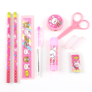 Ensemble <span class=keywords><strong>de</strong></span> dix pièces pour enfants, crayons, règle, papeterie, ensemble <span class=keywords><strong>de</strong></span> <span class=keywords><strong>fournitures</strong></span> <span class=keywords><strong>scolaires</strong></span> pour les élèves <span class=keywords><strong>de</strong></span> la maternelle et du primaire, petits cadeaux, prix - Product Image 4