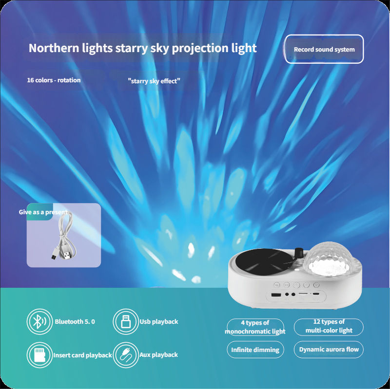 Rechargeable Single Disco Ball Speaker Light