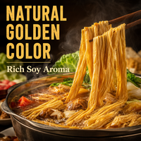Bâtonnets de soja séchés non-OGM en gros, Fuzhu de qualité supérieure riche en protéines, origine Chine, Asperges de soja séchées pour les fabricants alimentaires