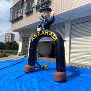 <span class=keywords><strong>Arche</strong></span> <span class=keywords><strong>de</strong></span> ballons gonflable Abraham, personnage <span class=keywords><strong>de</strong></span> dessin animé Holland Man, <span class=keywords><strong>avec</strong></span> 50 signes d'âge, étanche et ventilateur intégré pour anniversaire - Product Image 2