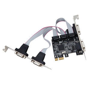 Tarjeta de expansión ASIX/AX9900A PCIe1x a 4 puertos serie tarjeta vertical accesorios de computadora perfil bajo - Product Image 1