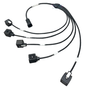 ชุดวาล์วสำหรับวาล์วไฮดรอลิก M12แบบวงกลม DIN43650สายต่อขยาย A/B/C 4 5 8ตำแหน่งตัวเชื่อมต่อชุดสายไฟสำหรับวาล์วไฮดรอลิก - Product Image 4