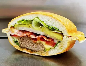 Máquina para hacer hamburguesas UFO de acero inoxidable, máquina eléctrica comercial para hacer gofres, máquina para hacer hamburguesas - Product Image 2