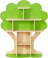 Nouveau design de meubles en bois pour enfants Bibliothèque à 5 niveaux et étagère de rangement de jouets pour les tout-petits pour la salle de classe et la salle de jeux