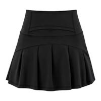 Jupe plissée taille haute pour femme, respirante, effet push-up, coupe ajustée, avec short anti-frottement intégré, pour le yoga et le quotidien, en polyester et élasthanne