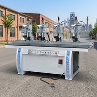 Machine de perçage verticale multi-têtes DLL pour charnières de menuiserie, perceuse de trous de charnière haute précision pour portes d'armoires