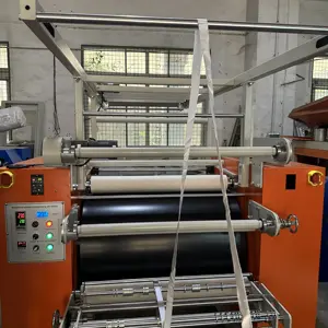 Mini roll to roll Double Heating woven tape printing machines