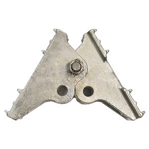 Support de poteau Quan Pham B galvanisé, supports de haute qualité ASTM A-153 avec six boulons de machine de 3/4 po de diamètre, vente en gros 2026 - Product Image 3