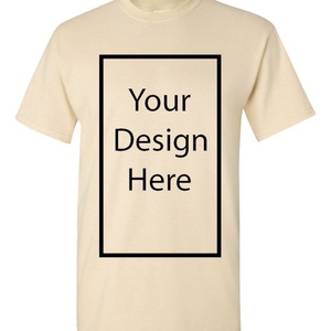 Wholesale 100% Cotton T-Shirt for Men Custom Design Free Logo Printing Sublimation <b>Transfer</b> Silk Screen - Product Image 1