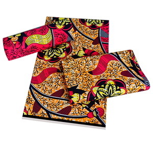 Vente chaude 100% coton cire tissu tissus africains de qualité supérieure véritable bloc de cire impression ankara cire pour <span class=keywords><strong>pagne</strong></span> <span class=keywords><strong>africain</strong></span> mariage - Product Image 1