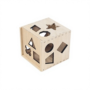 กล่องไม้สนสลักลายศิลปะพื้นบ้านแบบมอนเตสซอรี่สำหรับเด็ก ขายส่ง - Product Image 3