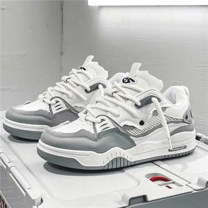 Custom Logo Classic Round Head Low Top Flat Sneakers Breathable Durable Walking <b>Shoes</b> with Trendy Design - Product Image 3