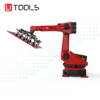 Brazo Robótico Industrial de Seis Ejes Utools, Brazo Robótico Automatizado para Manipulación de Materiales, Solución de Automatización de Fábrica de Carga Pesada