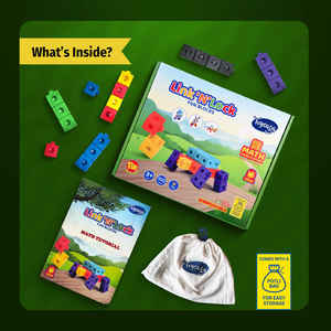 Bloques de Plástico para Aprender Matemáticas en Preescolar, Juguete Educativo Link N Lock para Niños de Tres Años en Adelante - Product Image 2