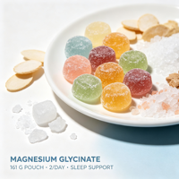 Gummies de Bisglycinate de Magnésium OEM ODM Marque Privée Vente en Gros Saveur Framboise Haute Absorption pour la Santé Cardiaque