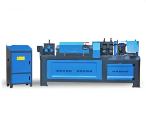 Automatic Bar Rebar Straightener And Cutter High Speed Steel Bar Straightening And Cutting Machine