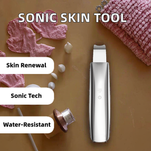 Spatule sonique professionnelle portable personnalisée, nettoyeur facial électrique à ultrasons portatif pour le nettoyage des points noirs, divers modèles ZA AU EU - Product Image 2