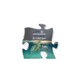 <span class=keywords><strong>Pizarra</strong></span> acrílica <span class=keywords><strong>de</strong></span> doble cara <span class=keywords><strong>de</strong></span> tortuga oceánica, letrero <span class=keywords><strong>de</strong></span> escritorio con forma <span class=keywords><strong>de</strong></span> rompecabezas familiar <span class=keywords><strong>de</strong></span> amistad para el hogar, oficina, decoración y suministros, los mejores regalos - Product Image 1