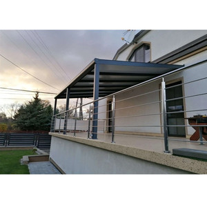 Auvent incliné au mur Pergola terrasse <span class=keywords><strong>toit</strong></span> pour abri d'auto Parking de voiture - Product Image 6