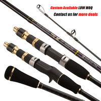 FUJI 1.8m 1.98m 1.5section 100g-300g appât casting rod haute X puissance Blank En Carbone à la traîne Lente jigging jig de pêche