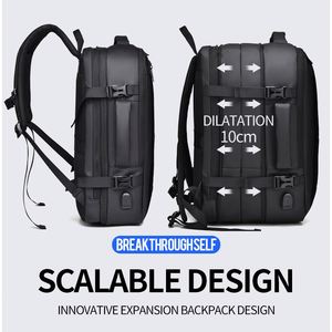 Sac à dos intelligent multifonctionnel pour l'école, sac à dos de voyage, sac à dos d'affaires pour hommes, sac à dos pour ordinateur portable de grande capacité avec USB - Product Image 2
